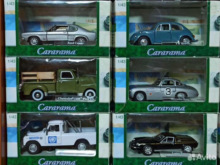 Модели Cararama 1:43