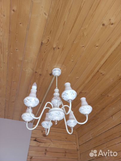 Люстра потолочная б/у