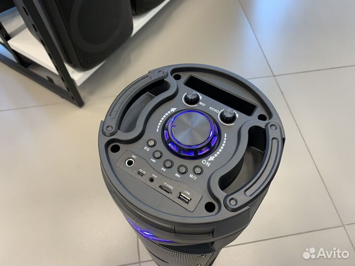 Блютуз колонка с подстветкой 30Вт