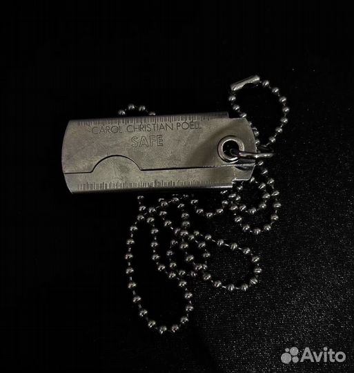 Подвеска Carol Christian Poell бритва