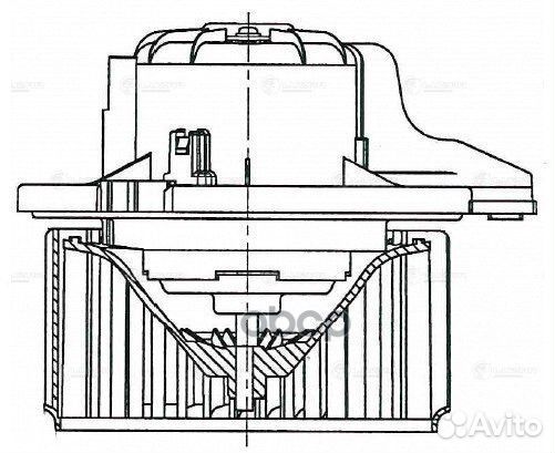 Вентилятор отопителя Hyundai iX35 10 LFH0820