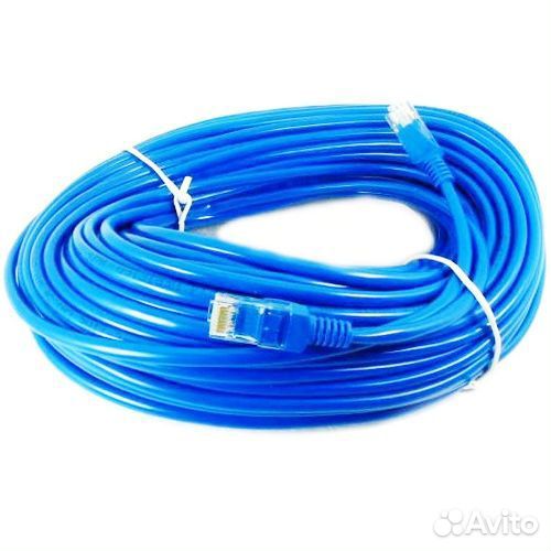 Кабель патч-корд RJ-45 30 метров, UTP CAT5e, новый