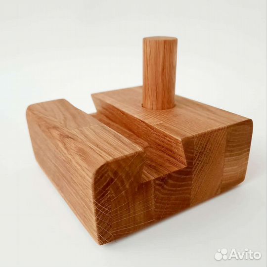 Подставка для смартфона (телефона), дуб