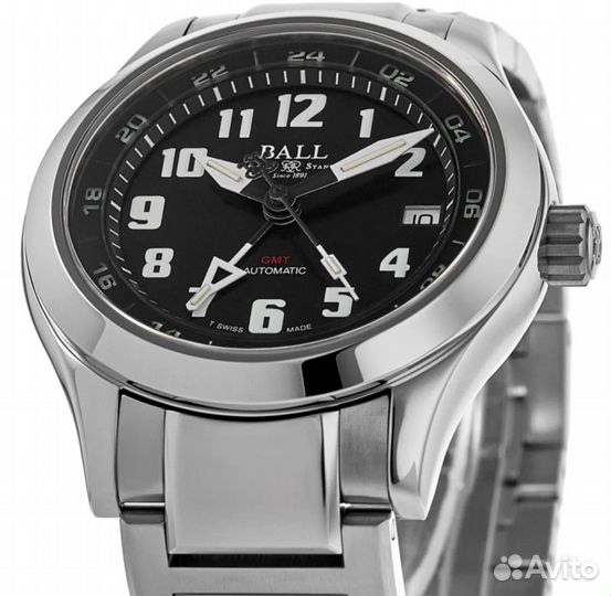 Ball Engineer Navigator GMT Blue Dial Steel Men's