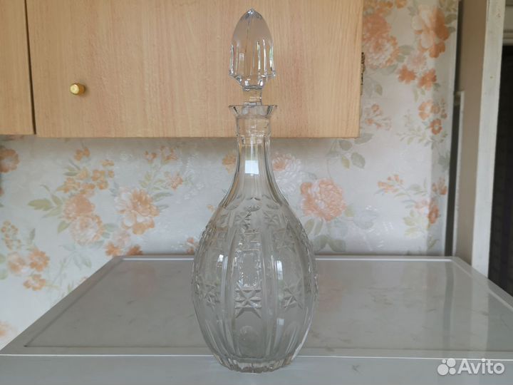 Штоф графин хрустальный