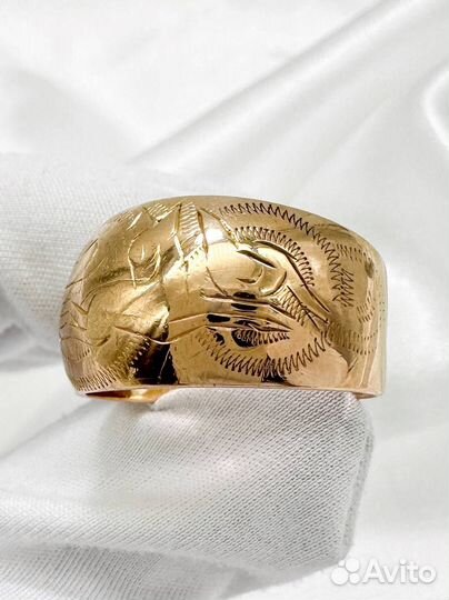 Золотое кольцо СССР Чалма 583 / 6.56 гр бк