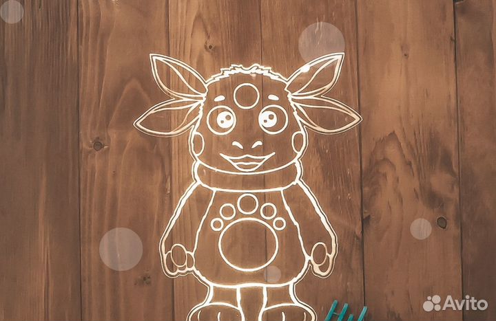 Детский настольный светильник на 3D подарок