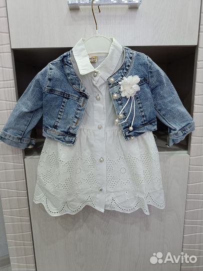 Платье для девочки 80