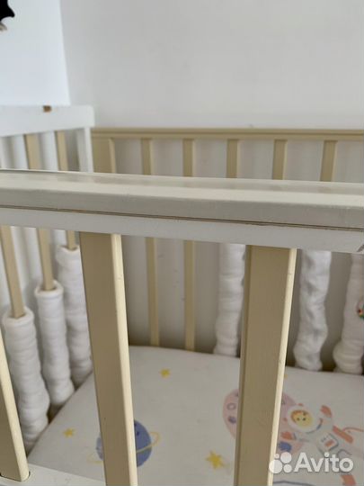 Кроватка детская wundermobel белая