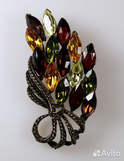 Брошь graziano с клеймом. Винтаж. США