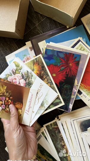 Открытки СССР чистые новые