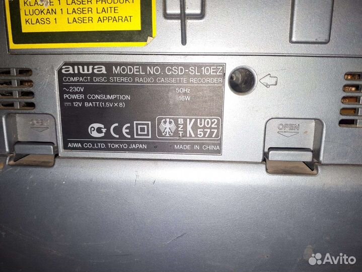 Магнитола aiwa из 90х