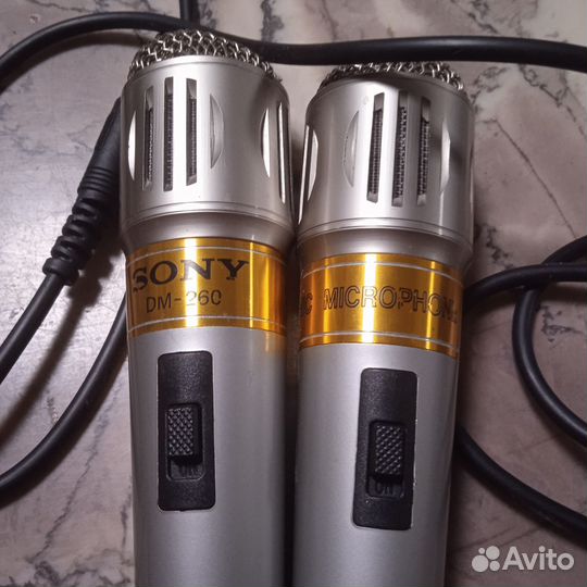 Микрофоны для караоке soni
