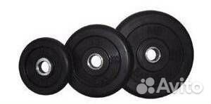 Диск обрезиненный Barbell 5 кг (втулка)