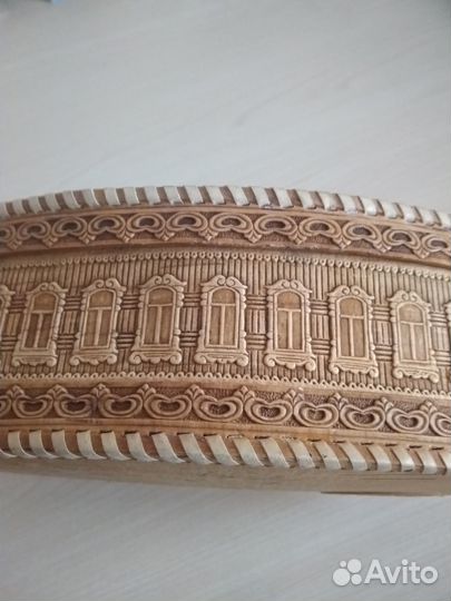 Шкатулка для украшений из бересты авторская