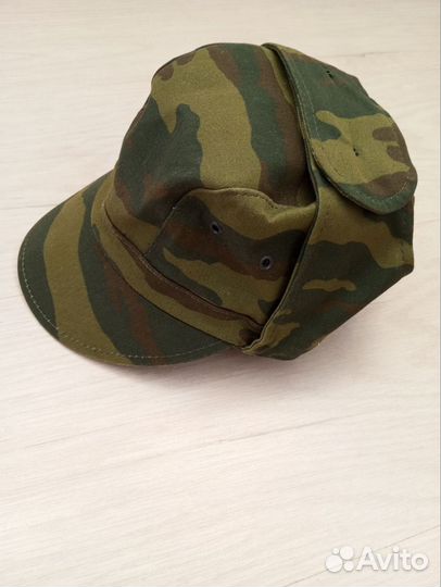 Кепка военная, новая, флора