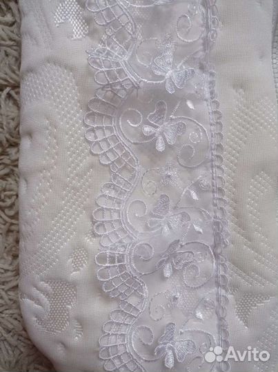 Жаккардовый конверт на выписку весна-лето