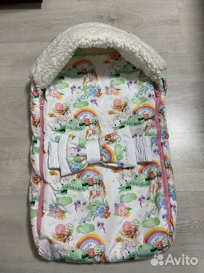 Зимний конверт в коляску