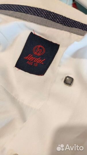 Рубашка белая к школе 158-164