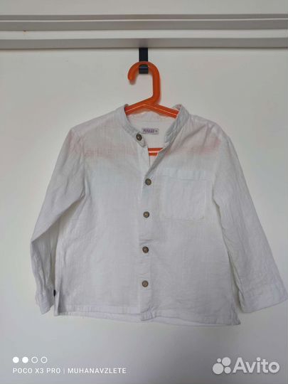 Рубашка из льна 116 см