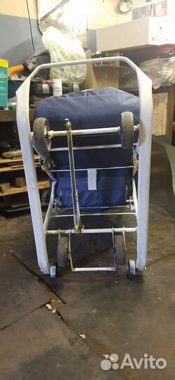 Детские прогулочные зимние санки-коляска