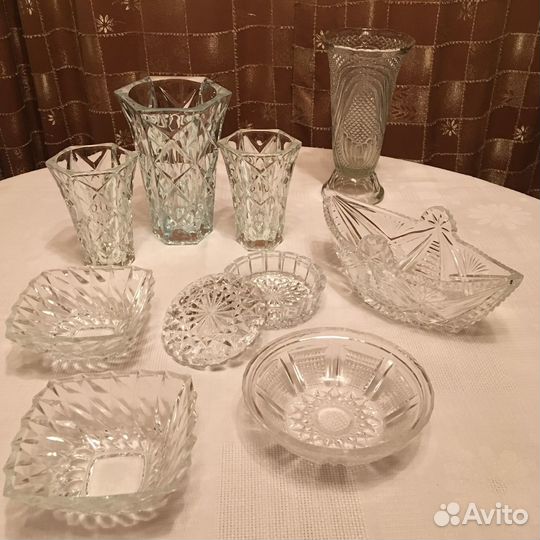 Хрустальная и стеклянная посуда