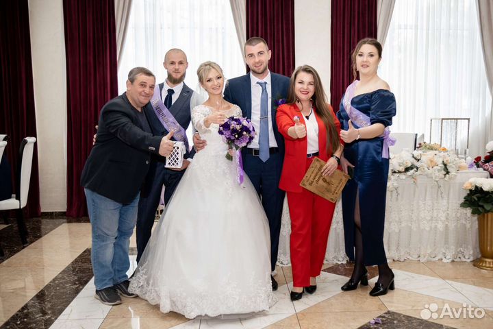 Ведущий тамада юбилей,ведущая,живая музыка,свадьба