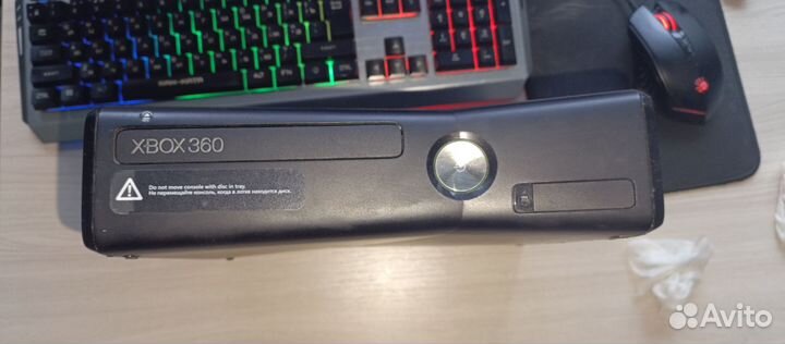 Xbox 360 slim с играми