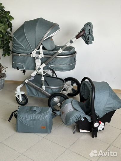 Коляска трансформер 3 в 1 «LuxMom» (новая)