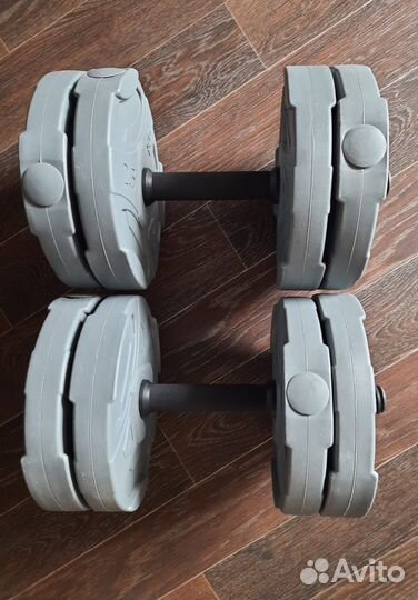 Гантели разборные torneo 10 кг. торг