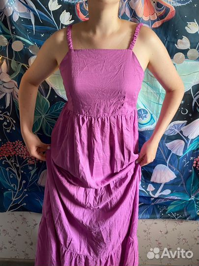 Платье сарафан новое макси вискоза100%