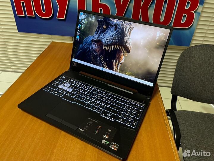 Asus TUF как новы, GTX 1650Ti, 144Hz,упаковка