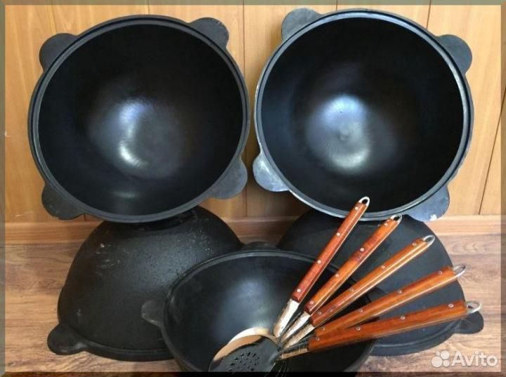 Казаны чугунные, от 3,5л,Узбекские, город Наманган