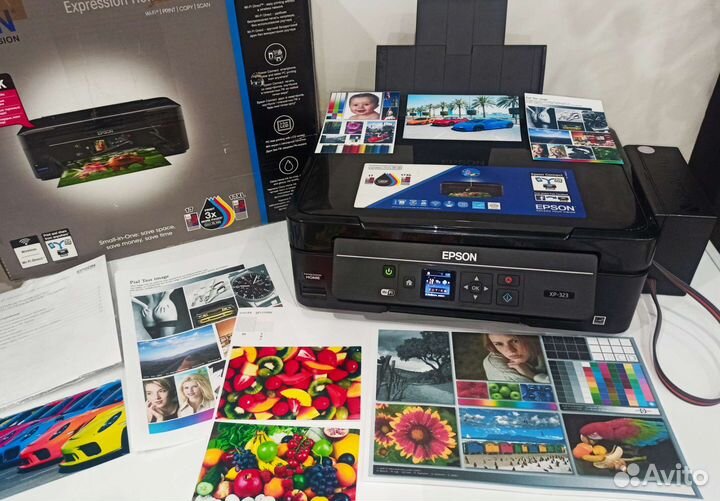 Мфу Epson XP323 с снпч + WiFi