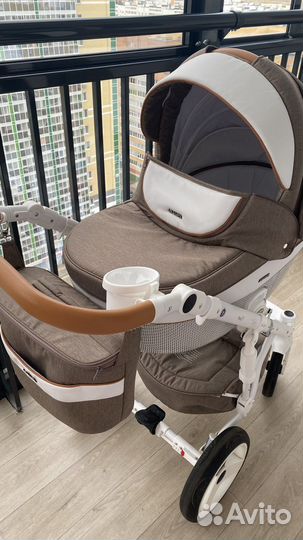 Коляска 2 в 1 Adamex Monte Carbon