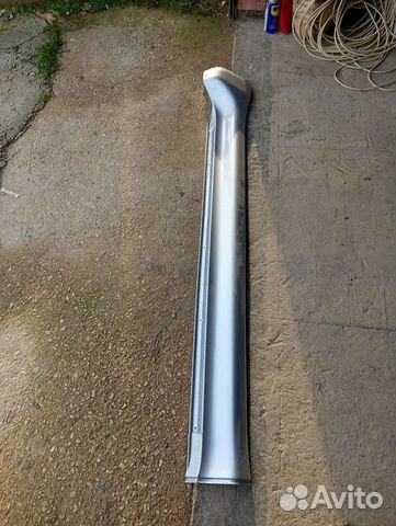 Накладка на порог Митсубиси Паджеро 3 правая