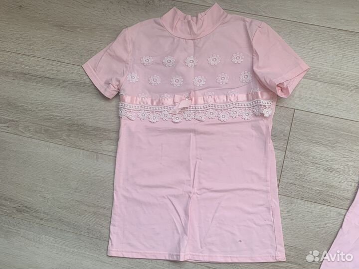 3 Блузки для девочки 140-146