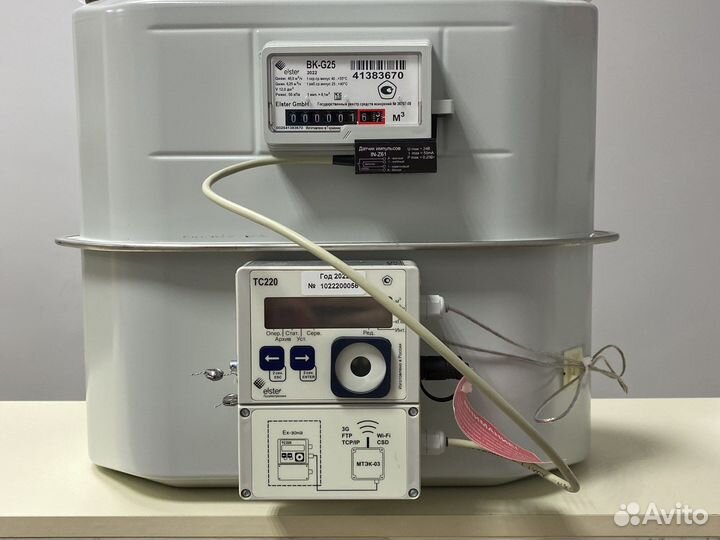 Счетчик газа BK G25 TC220