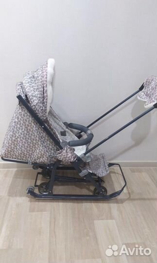 Детские санки коляска