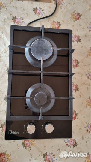 Встраиваемая газовая плита Midea 2 конфорки бу