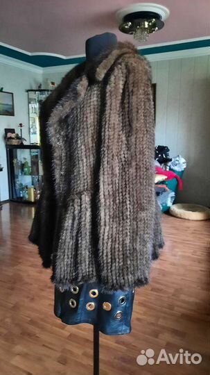 Пиджак-шубка Норка Цвет Соболь 1 экземпляр р48-52