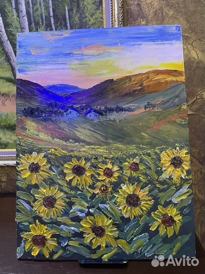 Картина маслом пейзаж