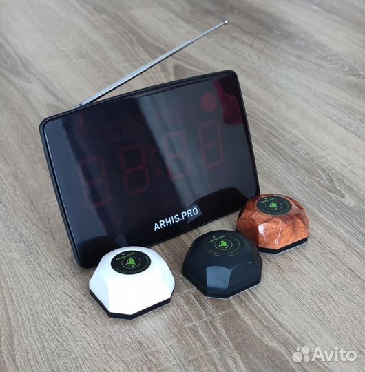 Кнопки вызова официанта модель Бургер и табло