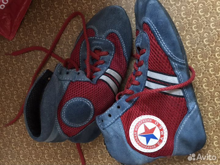 Кимоно 38р(рост 140-145) +борцовки36р самбо