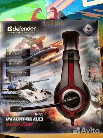 Игровые наушники с микрофоном Defender Warhead объявление продам