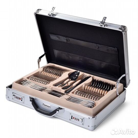 Fissman Набор столовые приборы в кейсе 72 пр