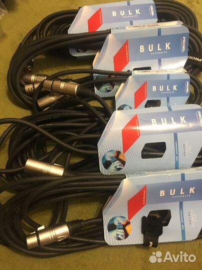 Продаю кабель межблочный и микрофонные,новые