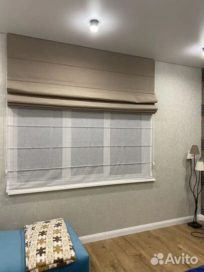 Двойные римские шторы