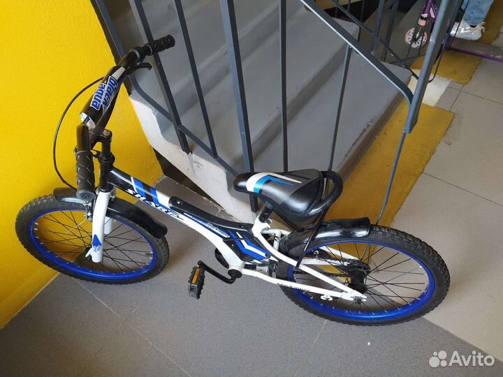 Детский велосипед Sharp black aqua