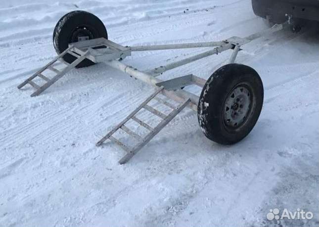 Прицеп эвакуатор подкатной